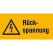 Warnkombischild SafetyMarking® "Rückspannung"