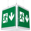 Rettungszeichenwürfel B-Lite CUBE-LUX STANDARD, Befestigung Zur Deckenmontage
