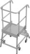 Krause Fahrbare Podesttreppe STABILO® Professional Standard 2 S