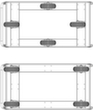 Schiebebügelwagen mit Stahlladefläche, Traglast 1200 kg, Ladefläche 1400 x 760 mm Standard 5 S