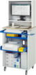 RAU Mobiler PC-Schrank adlatus 2065 mit Rolllade, RAL7035 Lichtgrau/RAL7035 Lichtgrau