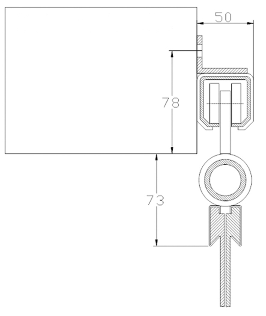 Schiebevorhang Standard 1 ZOOM