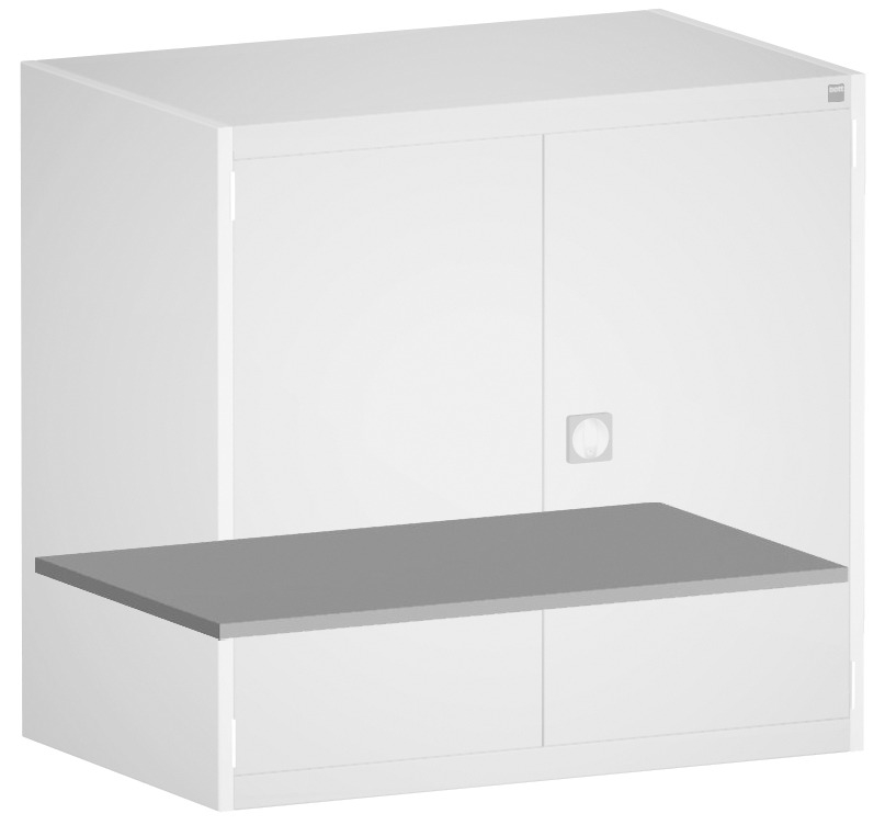 bott Verzinkter Fachboden cubio für Systemschrank, Breite x Tiefe 1050 x 650 mm Standard 1 ZOOM