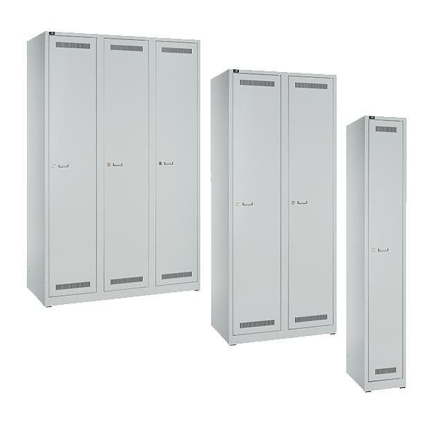 Bisley Garderobenschrank Light mit bis zu 3 Abteilen Standard 1 ZOOM