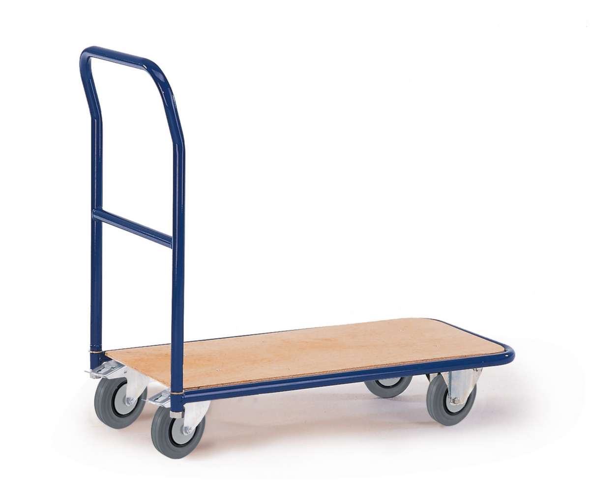 Rollcart Schiebebügelwagen, Traglast 150 kg, Ladefläche 870 x 450 mm Standard 1 ZOOM