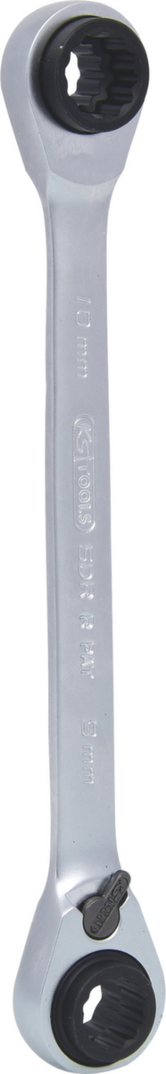 KS Tools 4 in 1 GEARplus® Doppel-Ratschenringschlüssel