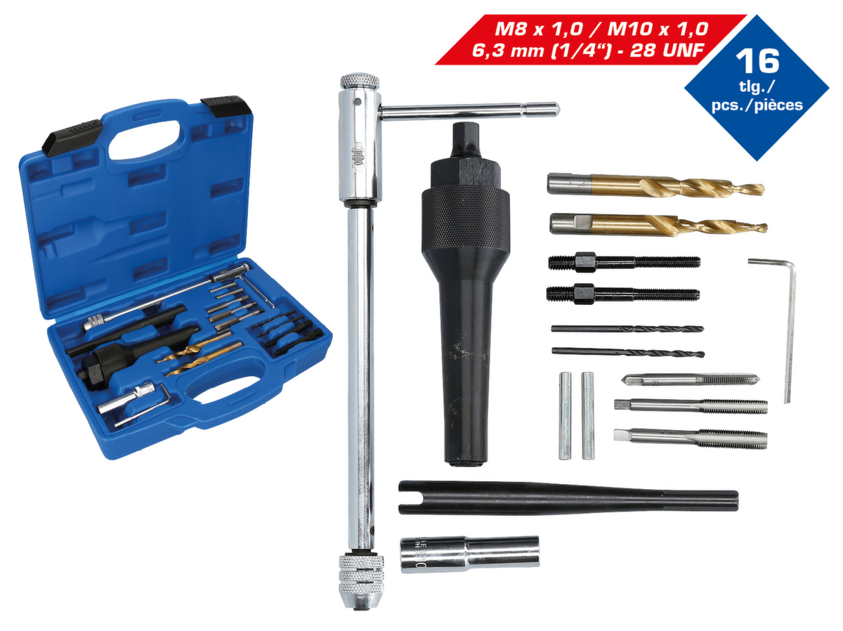 Brilliant Tools Glühkerzen-Ausbau- und Gewinde-Reparatur-Satz Standard 2 ZOOM