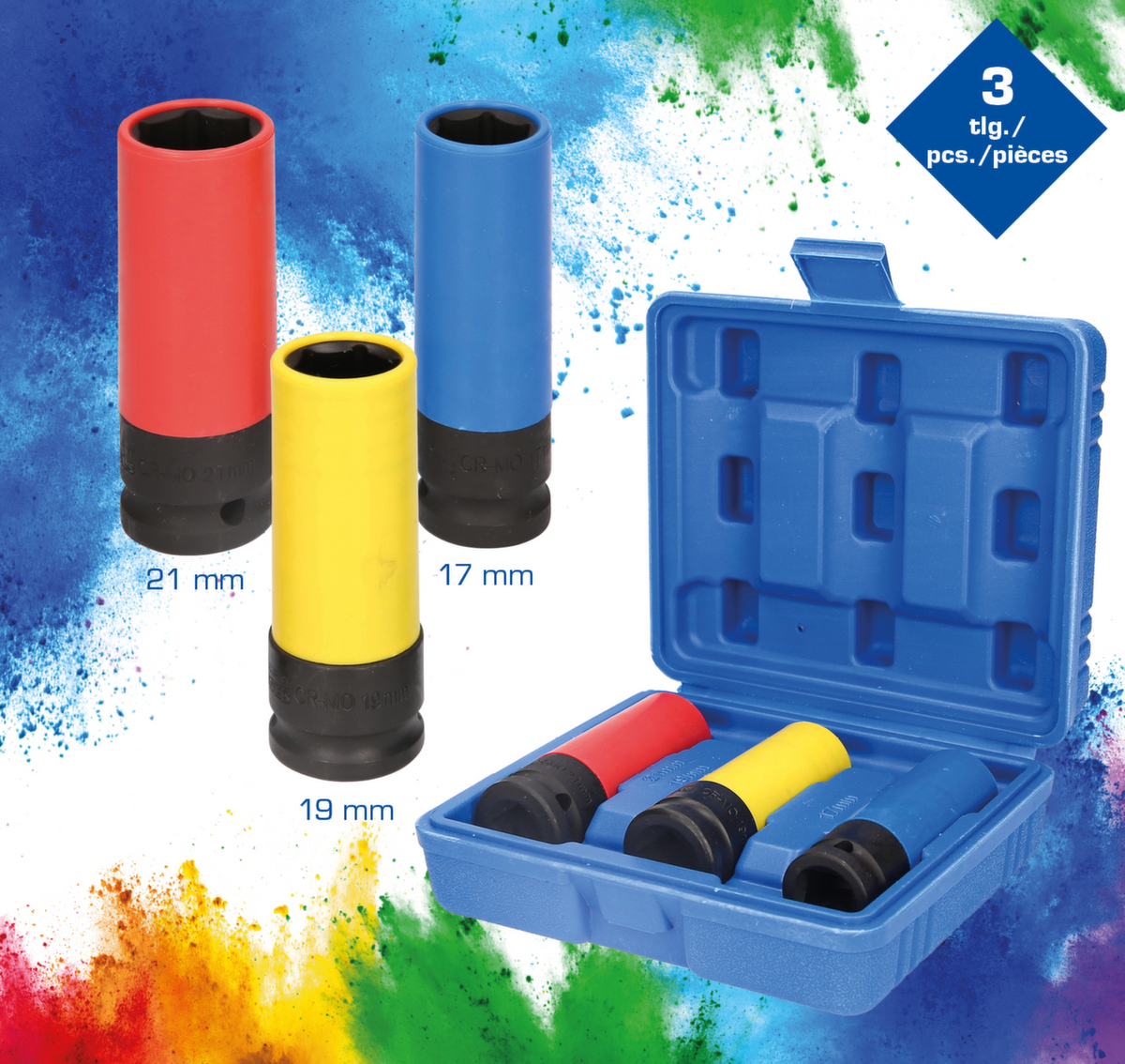 Brilliant Tools 1/2" Alu-Felgen-Kraft-Stecknuss-Satz Standard 2 ZOOM