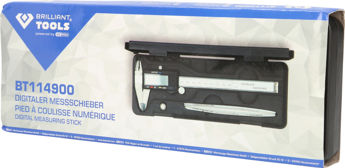 Brilliant Tools Digitaler Messschieber Standard 6 ZOOM