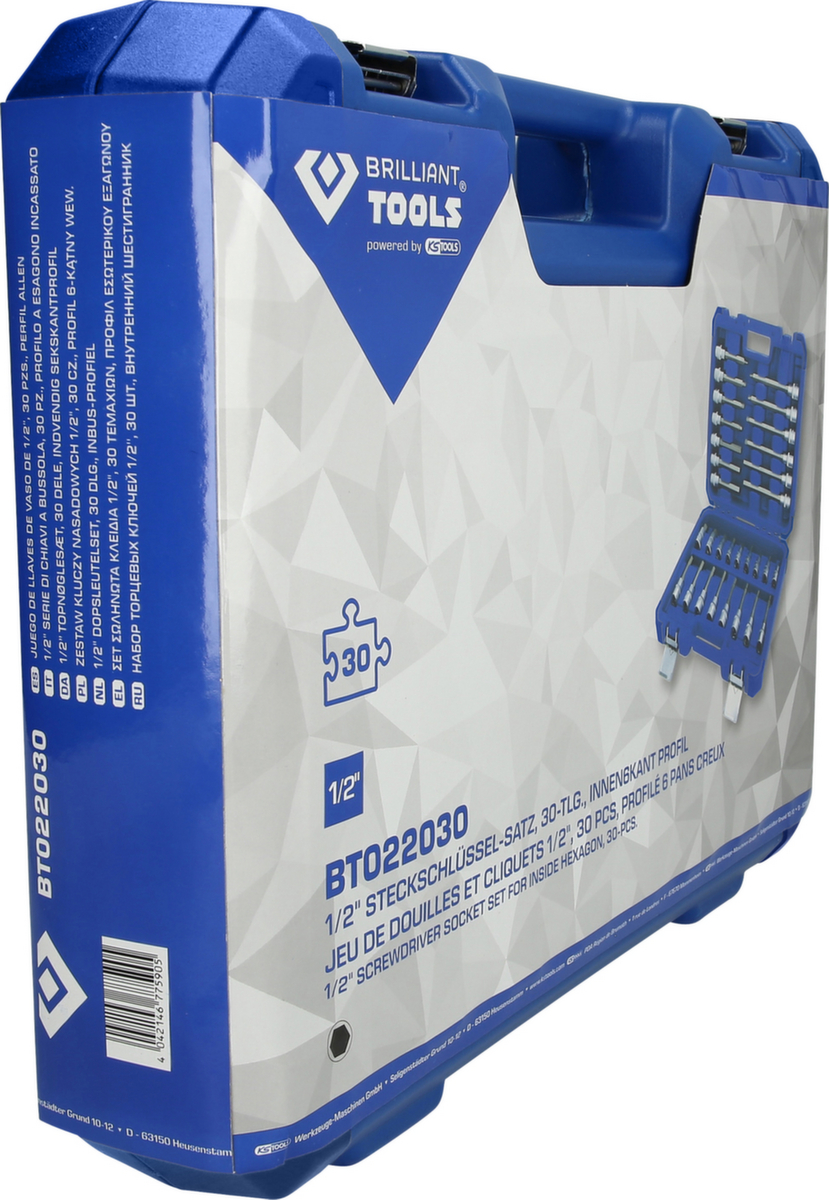 Brilliant Tools 1/2" Steckschlüssel-Satz Standard 7 ZOOM