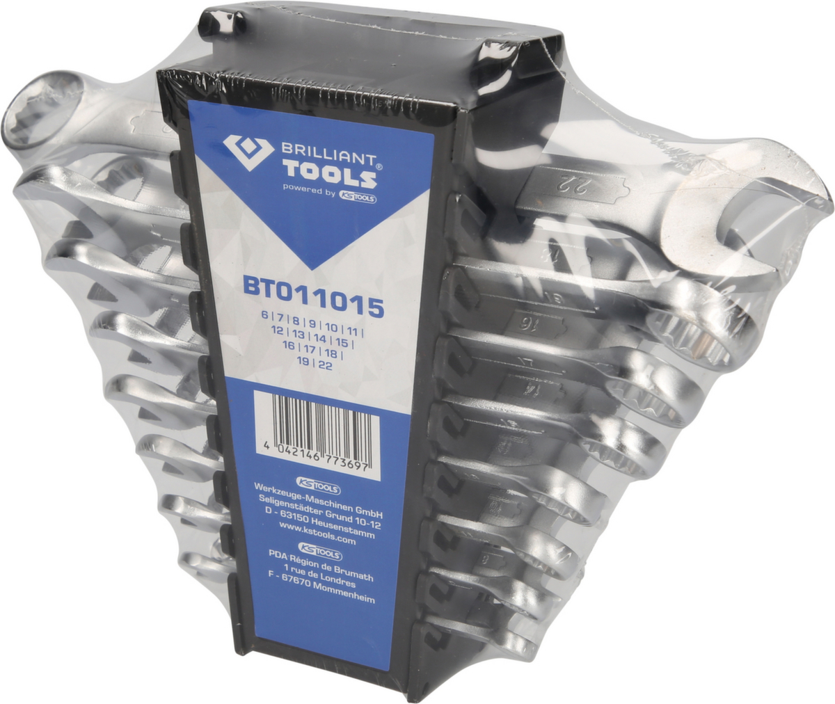 Brilliant Tools Ring-Maulschlüssel-Satz Standard 8 ZOOM