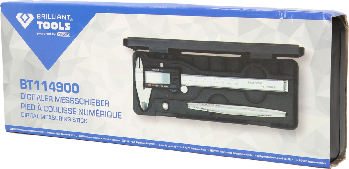 Brilliant Tools Digitaler Messschieber Standard 8 ZOOM