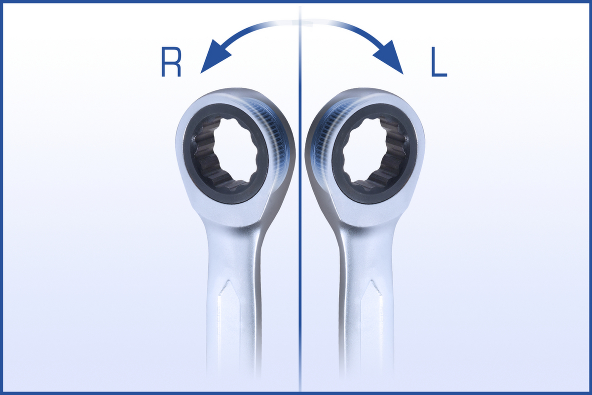 Brilliant Tools Ratschenringschlüssel-Satz Detail 2 ZOOM