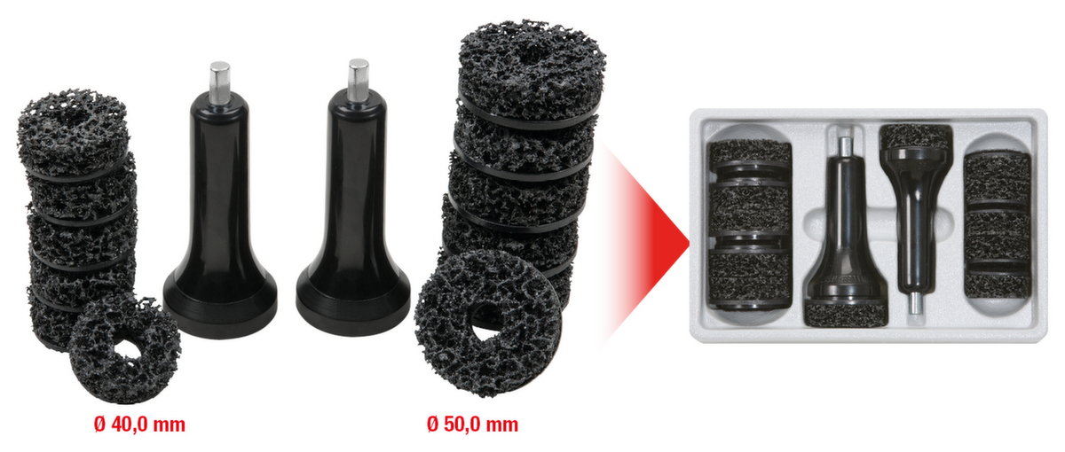 KS Tools Stehbolzen-Radnabenschleifer-Satz Standard 2 ZOOM