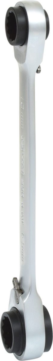 KS Tools 4 in 1 GEARplus umschaltbar Doppel-Ratschenringschlüssel Standard 2 ZOOM