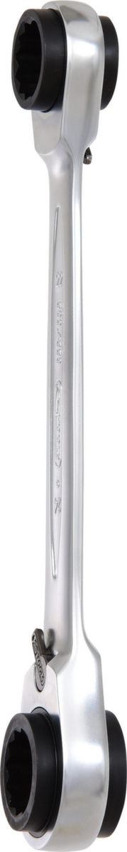 KS Tools 4 in 1 GEARplus umschaltbar Doppel-Ratschenringschlüssel Standard 3 ZOOM