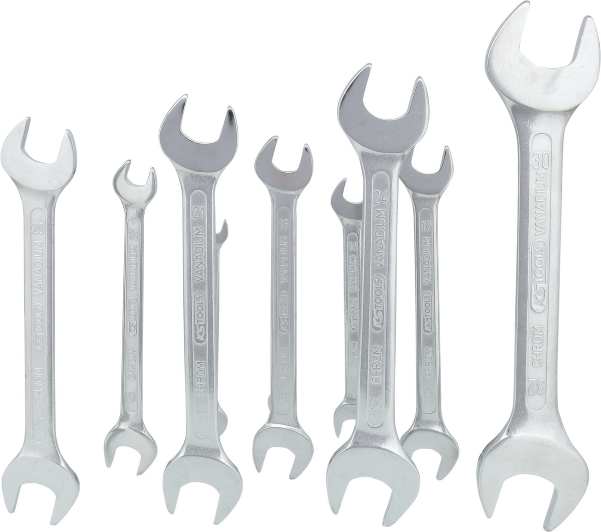 KS Tools Doppel-Maulschlüssel-Satz Standard 4 ZOOM