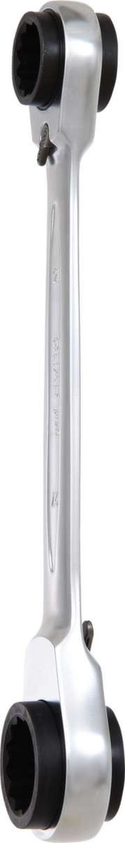 KS Tools 4 in 1 GEARplus umschaltbar Doppel-Ratschenringschlüssel Standard 5 ZOOM