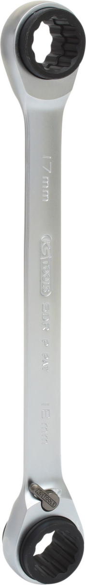 KS Tools 4 in 1 GEARplus umschaltbar Doppel-Ratschenringschlüssel Standard 5 ZOOM