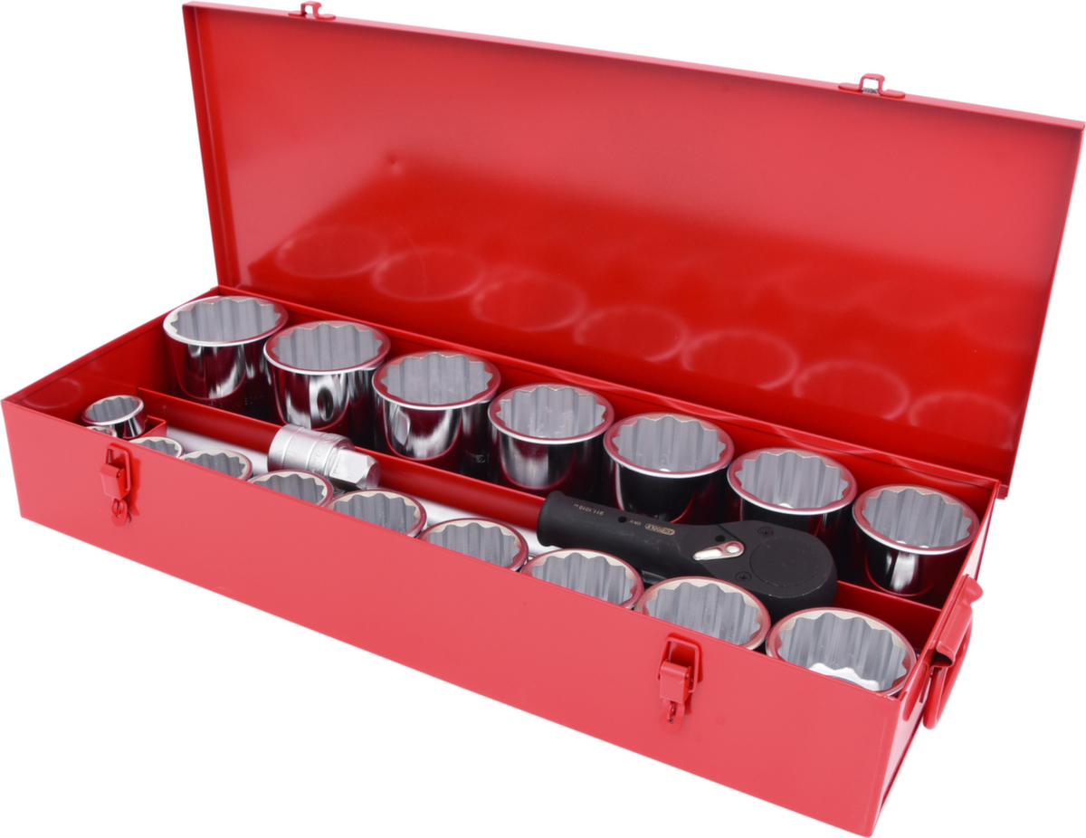 KS Tools 1" Steckschlüssel-Satz Standard 3 ZOOM