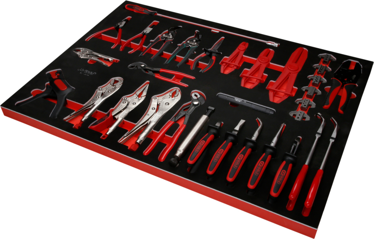 KS Tools Zangen-Satz in Schaumstoffeinlage Standard 3 ZOOM