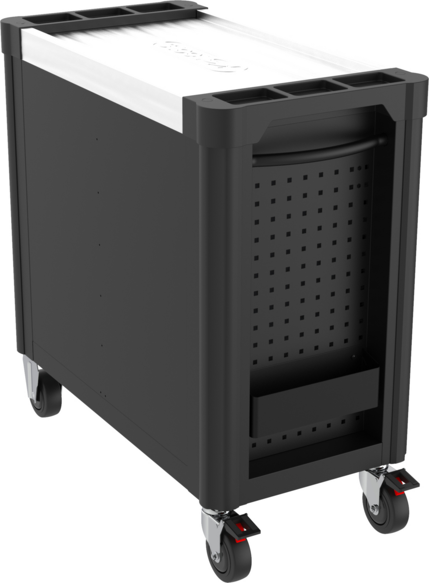 KS Tools PERFORMANCEplus P25 SCHWARZ/ROT Werkstattwagen mit 8 Schubladen Standard 4 ZOOM