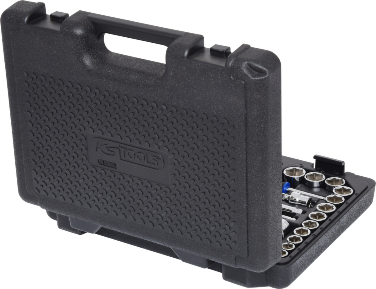 KS Tools 1/4"+3/8" CHROMEplus Steckschlüssel-Satz Standard 4 ZOOM