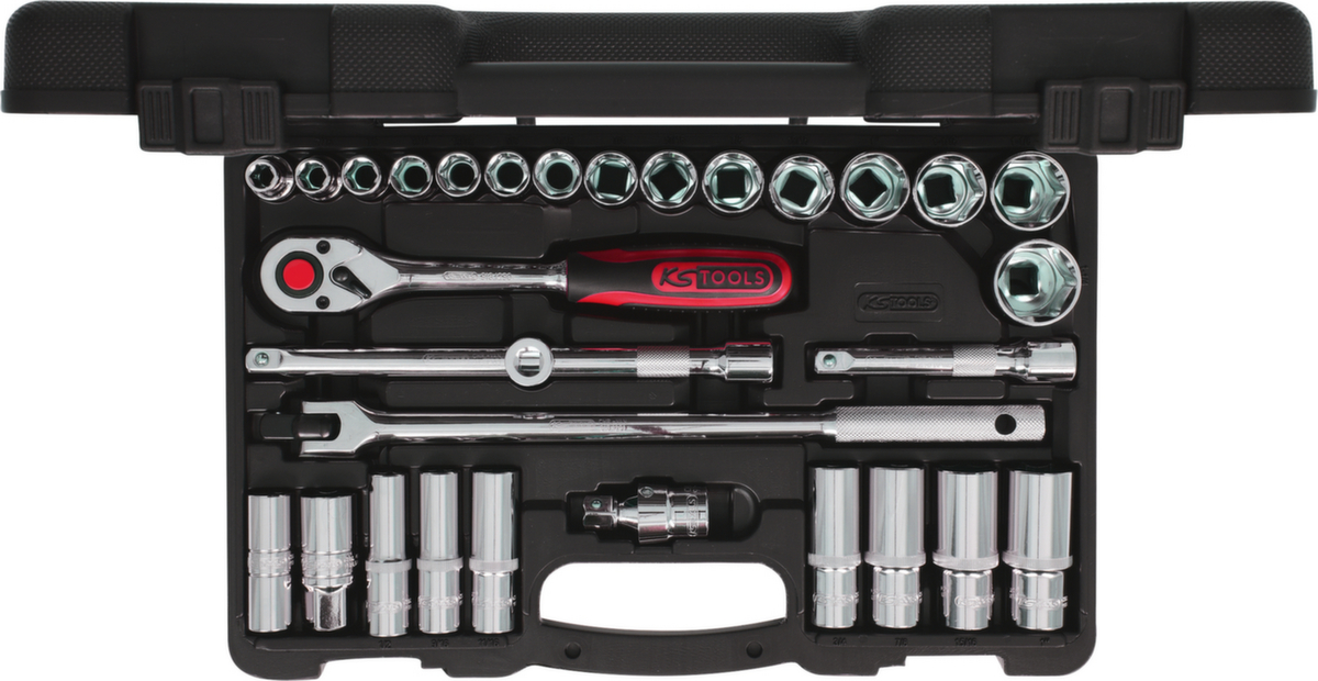 KS Tools 1/2" CHROMEplus Steckschlüssel-Satz Standard 5 ZOOM