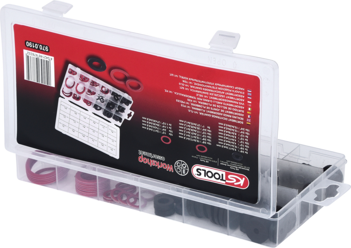 KS Tools Sortiment Dichtringe-Sanitär Standard 6 ZOOM