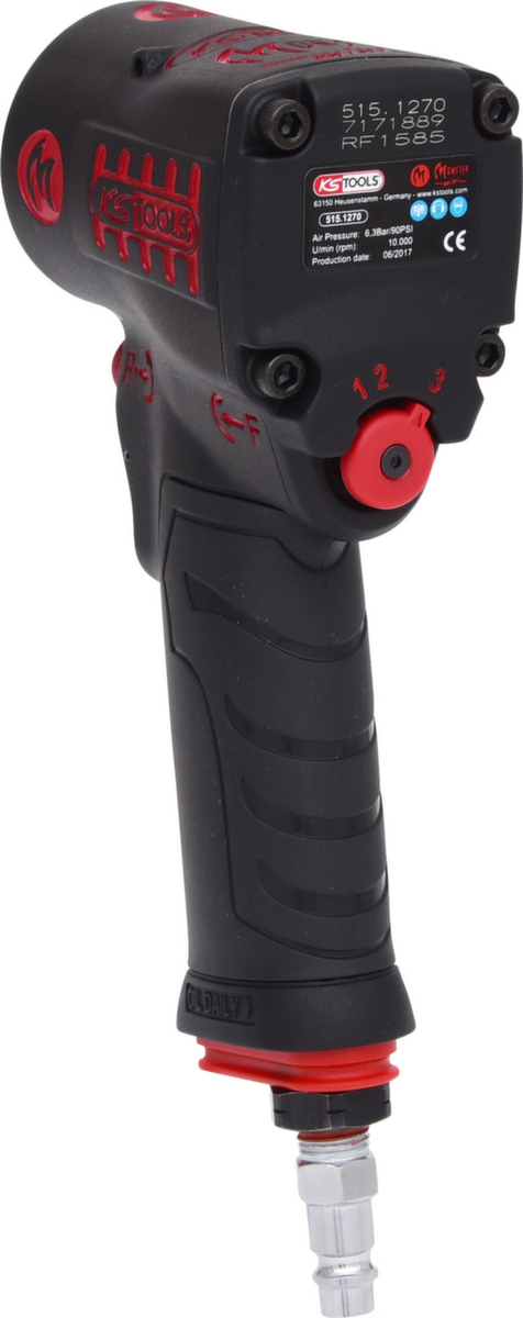 KS Tools 1/2" miniMONSTER Hochleistungs-Druckluft-Schlagschrauber 1.390 Nm Standard 7 ZOOM