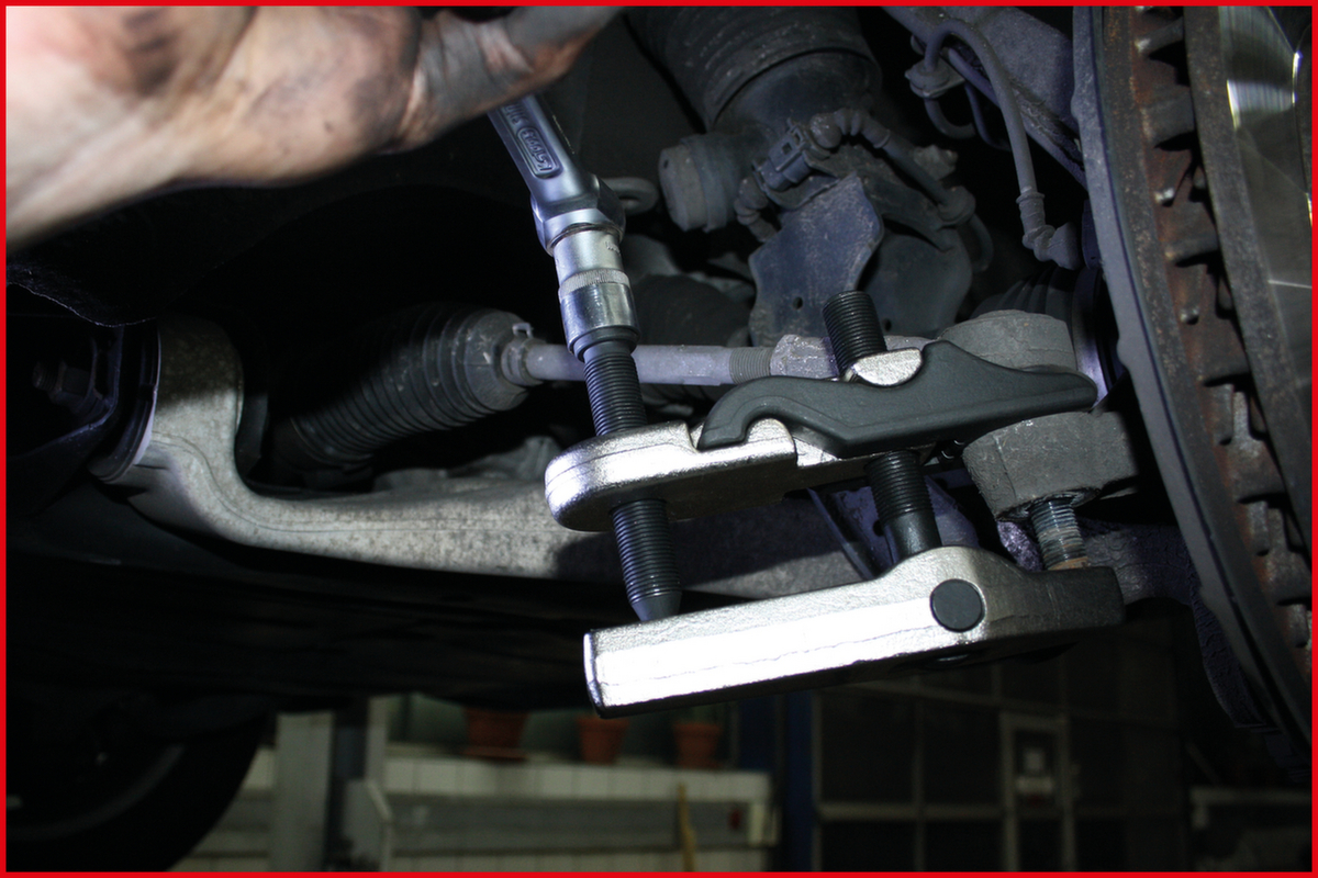 KS Tools Universal Kugelgelenk-Ausdrücker-Satz mit auswechselbaren Gabeln Standard 9 ZOOM