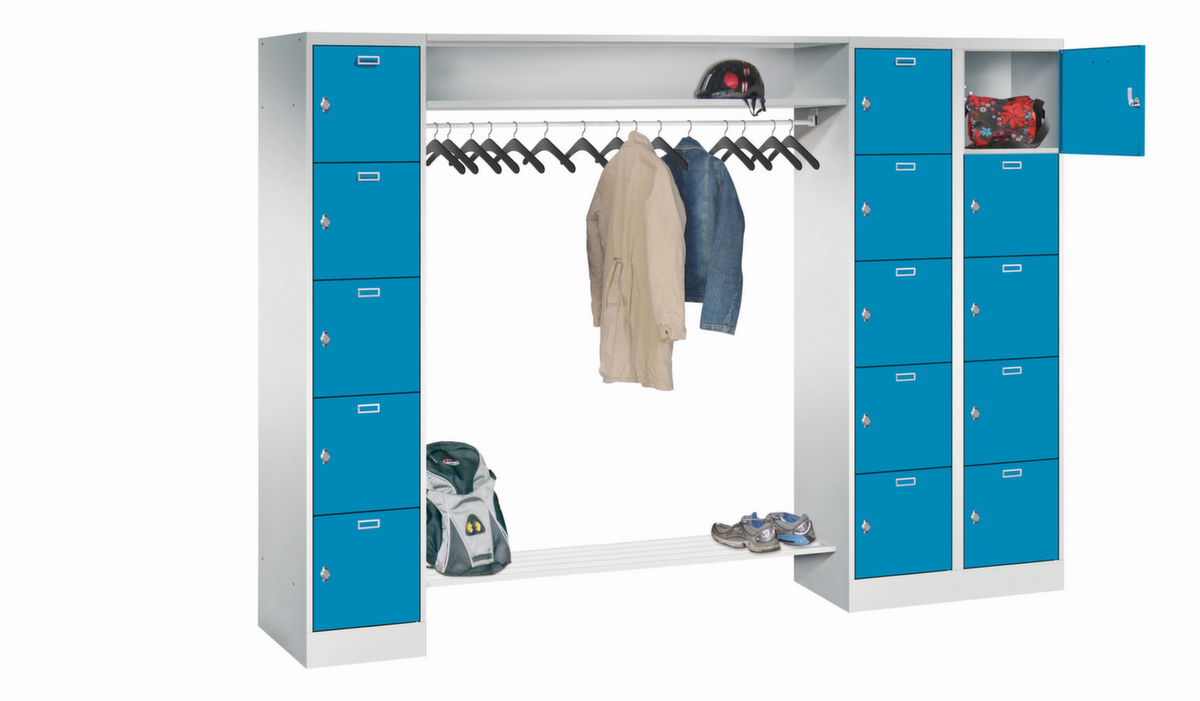 PAVOY Personal-Garderobe Basis, Breite 2550 mm Standard 1 ZOOM