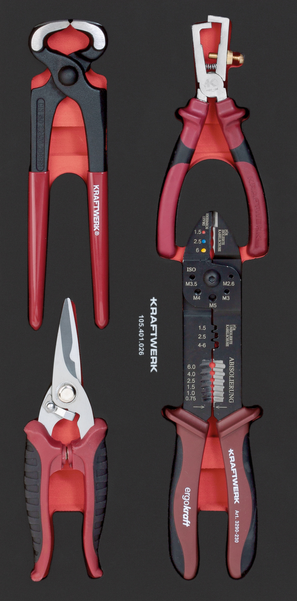 KRAFTWERK® Zangen-/Scheren Satz Einlage Standard 1 ZOOM