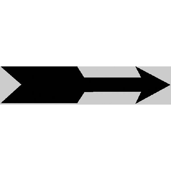 Richtungspfeil-Aufkleber SafetyMarking®, Aluminium Standard 1 ZOOM