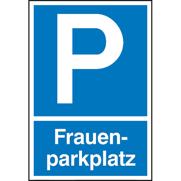 Parkplatzschild SafetyMarking® für Frauenparkplatz Standard 1 ZOOM