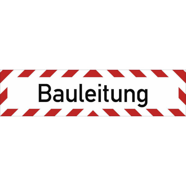 Hinweisschild SafetyMarking® für Baustellenfahrzeuge Standard 1 ZOOM