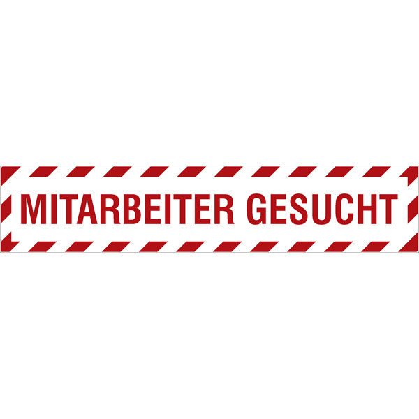 Kfz-Hinweisschild SafetyMarking®, "Mitarbeiter gesucht" Standard 1 ZOOM