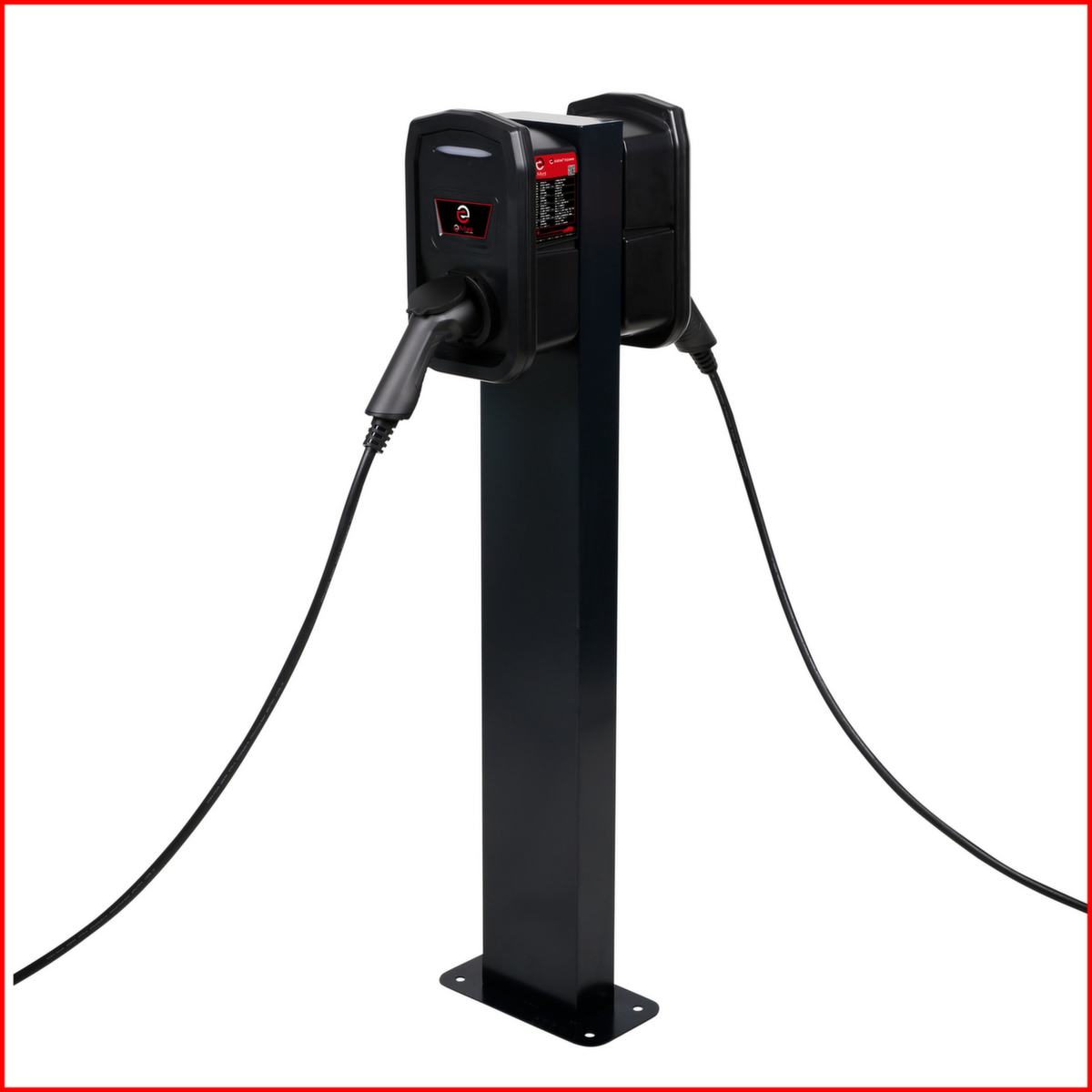 KS Tools efuturo Standsäule für zwei Wallboxen Milieu 2 ZOOM