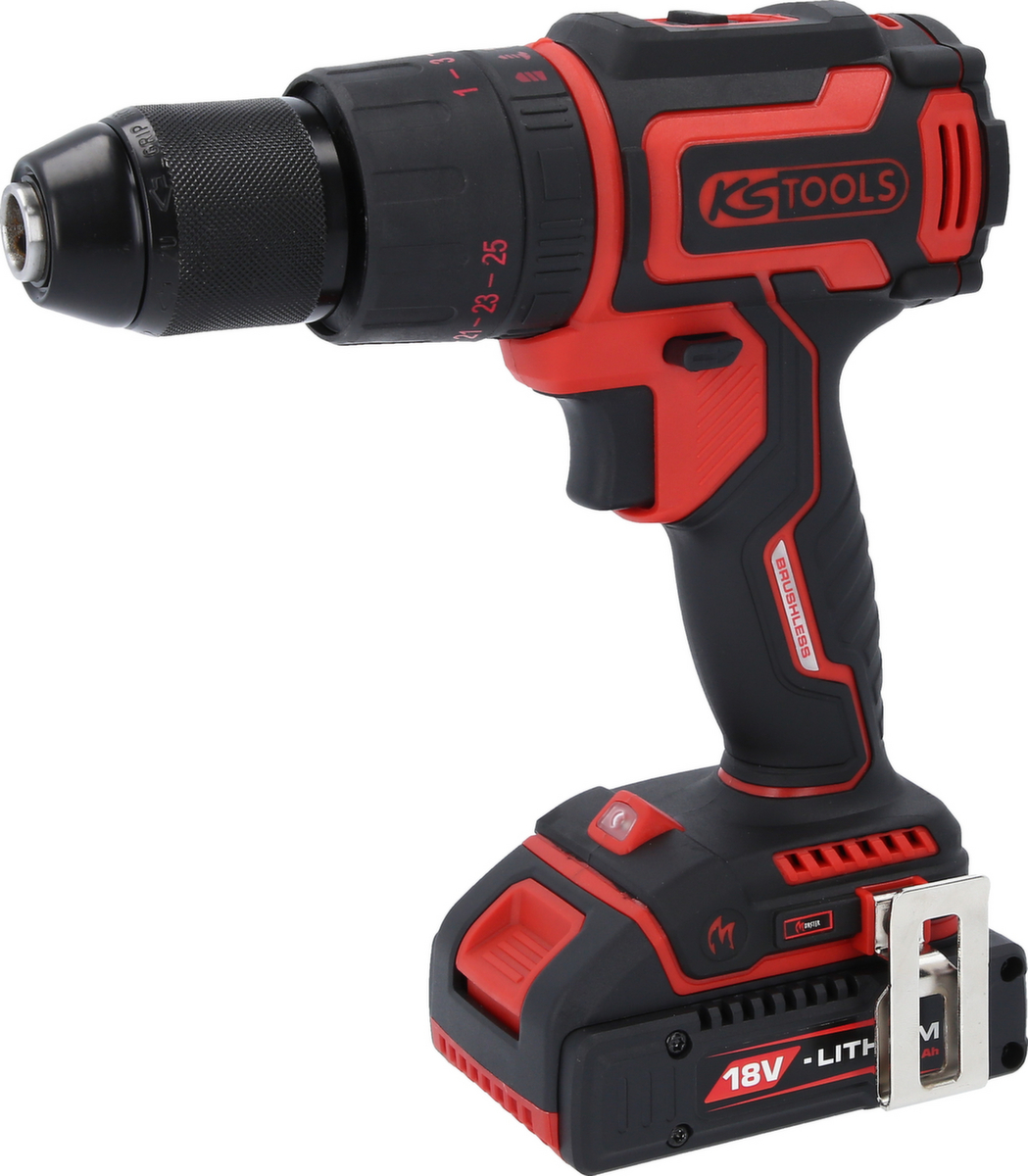 KS Tools eMONSTER Brushless-Akku-Schlag-Bohr-Schrauber-Satz Standard 8 ZOOM