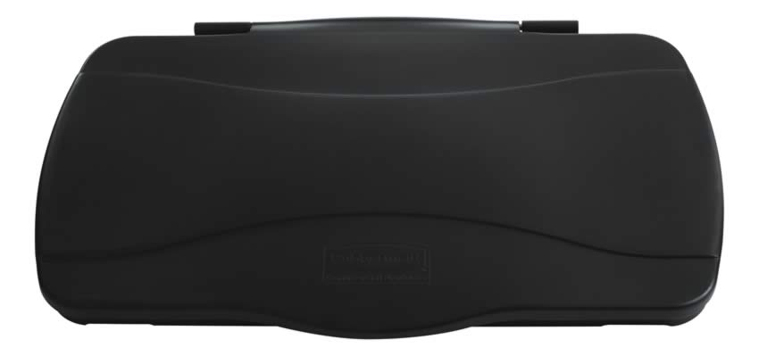 Rubbermaid Scharnierdeckel Slim Jim® für Wertstoffsammler, schwarz Standard 3 ZOOM