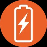 Icon für schnelles Laden von Lithium-Ionen-Batterien