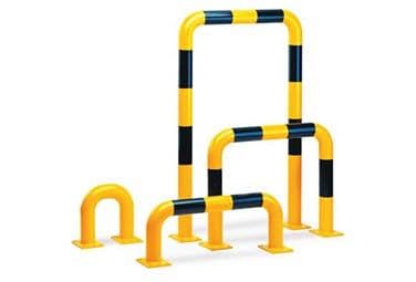 Rammschutzbügel aus Stahl zum Schutz von Verkehrswegen und Maschinen